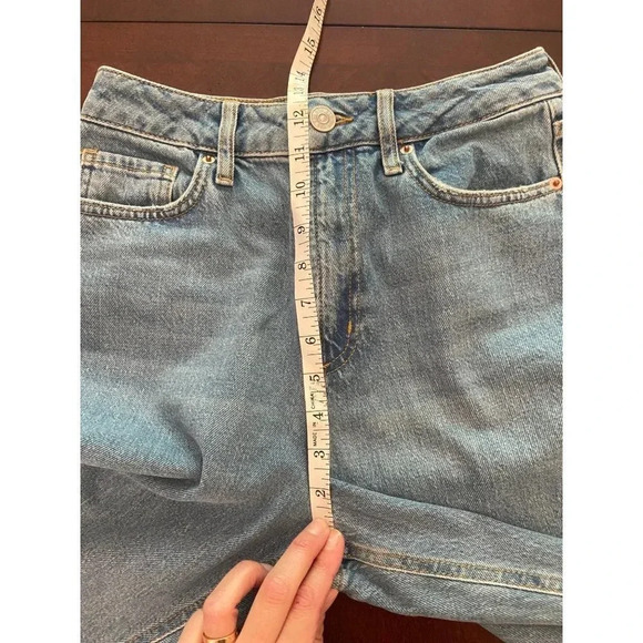Urban Outfitters BDG  Straight Kick Jeans Size 28 Distressed High Waist - Picture 9 of 12
